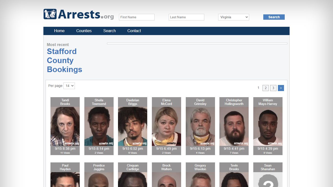 Stafford County Arrests and Inmate Search